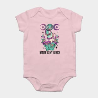 Nature is My Church Witchcraft Baby Bodysuit